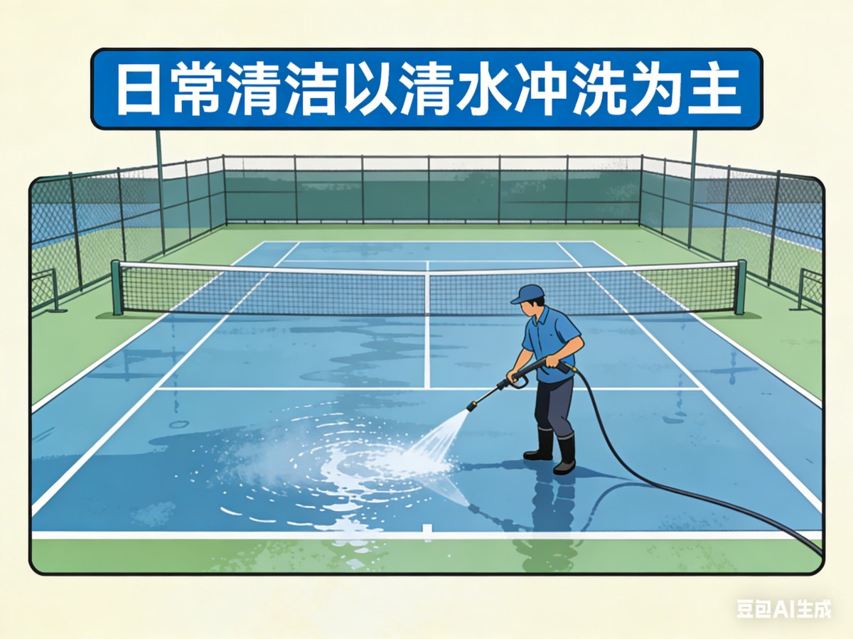 如何延長(zhǎng)網(wǎng)球場(chǎng)使用壽命？施工 + 養(yǎng)護(hù)全攻略